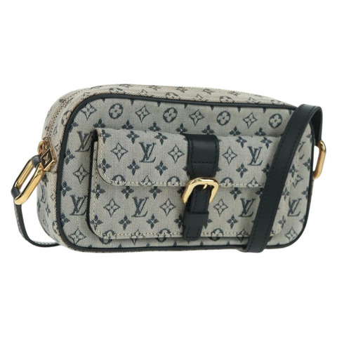 路易威登 Monogram Mini Juliet MM 肩背包 藍色 M92004 LV Auth 165201V