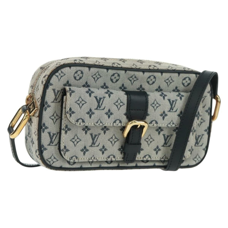 【日本直送】路易威登 Monogram Mini Juliet MM 肩背包 藍色 M92004 LV Auth 165201V-0