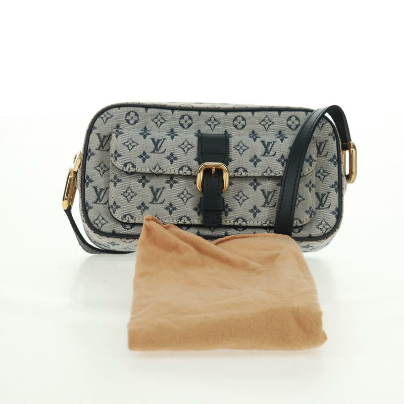 【日本直送】路易威登 Monogram Mini Juliet MM 肩背包 藍色 M92004 LV Auth 165201V-11