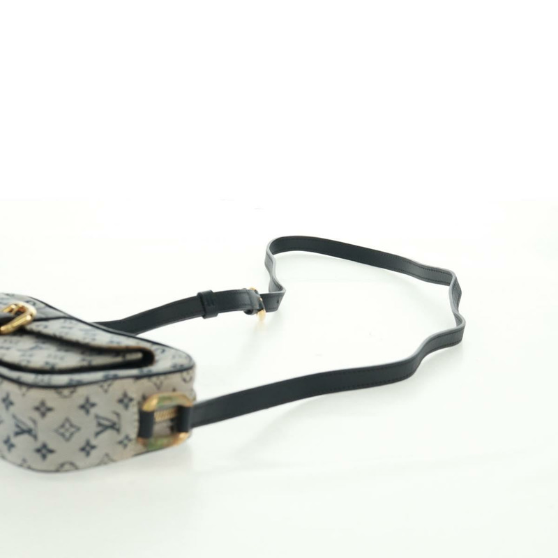 【日本直送】路易威登 Monogram Mini Juliet MM 肩背包 藍色 M92004 LV Auth 165201V-13