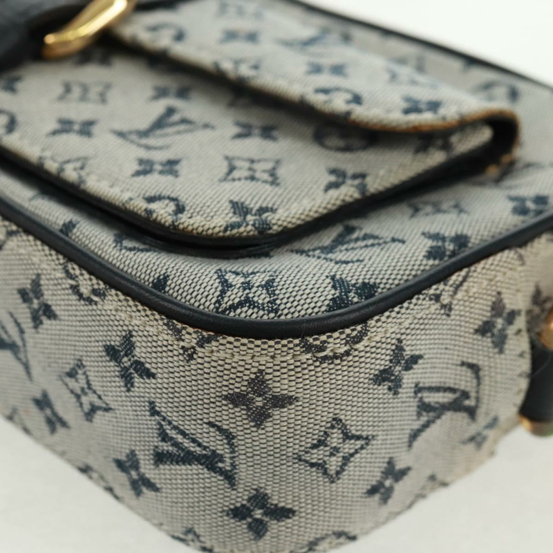 【日本直送】路易威登 Monogram Mini Juliet MM 肩背包 藍色 M92004 LV Auth 165201V-15