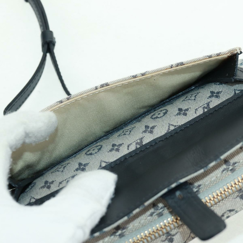 【日本直送】路易威登 Monogram Mini Juliet MM 肩背包 藍色 M92004 LV Auth 165201V-20