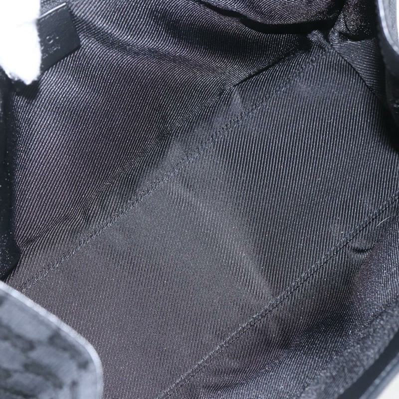 【日本直送】GUCCI GG帆布Jackie肩背包 黑色銀色 01719 正品 165174V-9