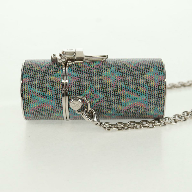 【日本直送】路易威登 Monogram LV Pop Chain 唇膏盒 銀色 MP2516 LV Auth 166393V-3