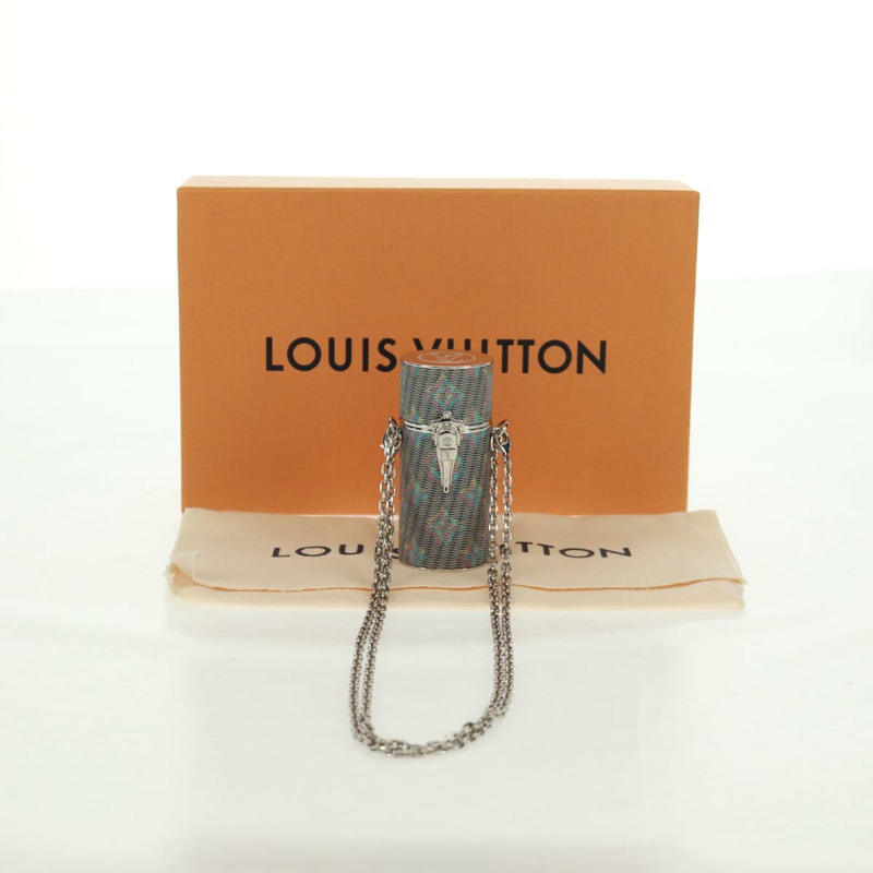 【日本直送】路易威登 Monogram LV Pop Chain 唇膏盒 銀色 MP2516 LV Auth 166393V-11
