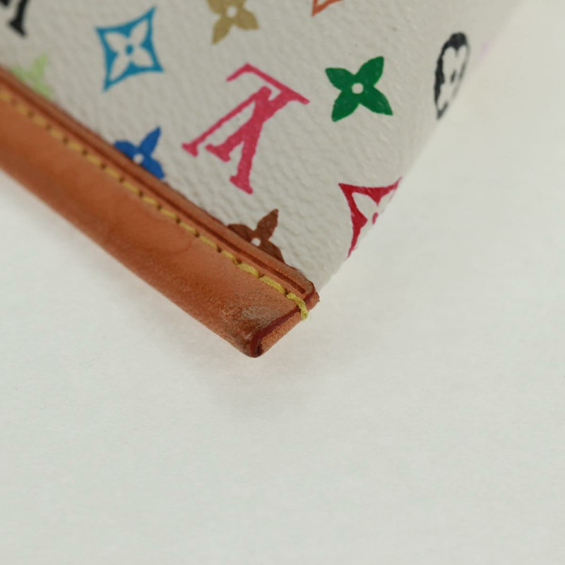 【日本直送】路易威登 Monogram Multicolor Berlango 白色零錢包 M58028 正品 168197V-6