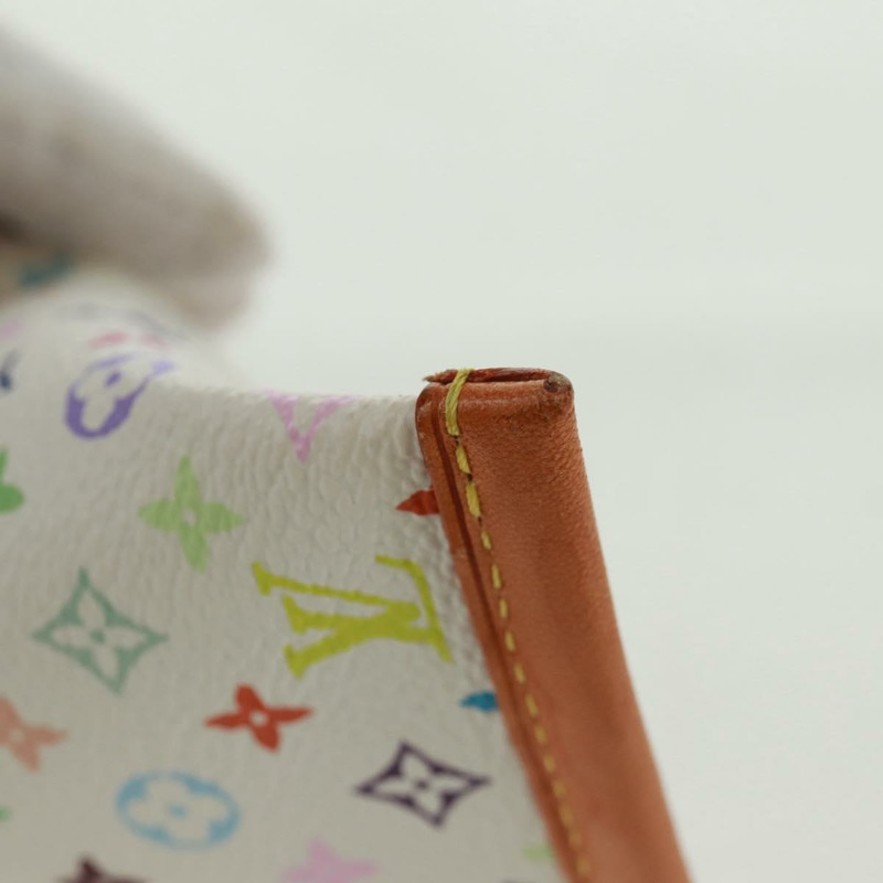 【日本直送】路易威登 Monogram Multicolor Berlango 白色零錢包 M58028 正品 168197V-13