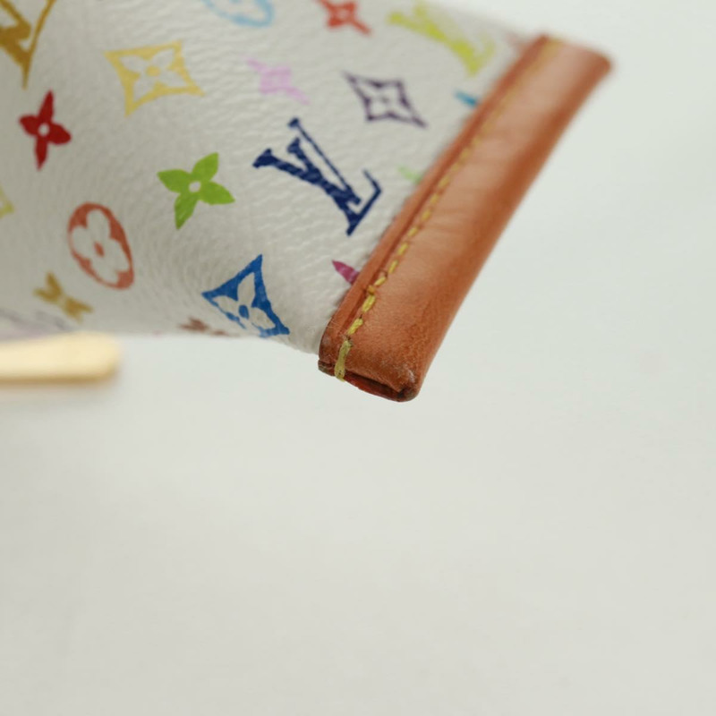 【日本直送】路易威登 Monogram Multicolor Berlango 白色零錢包 M58028 正品 168197V-14