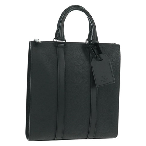 路易威登 Taurillon Clemence 帆布手提包 黑色 M21884 正品 ki6418SAM