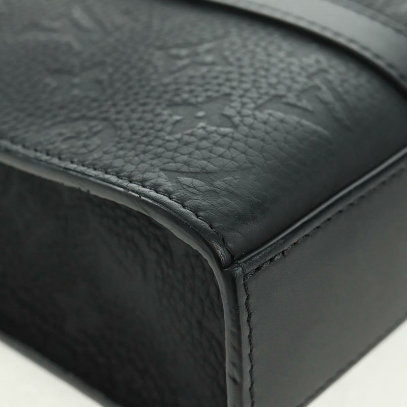 【日本直送】路易威登 Taurillon Clemence 帆布手提包 黑色 M21884 正品 ki6418SAM-7