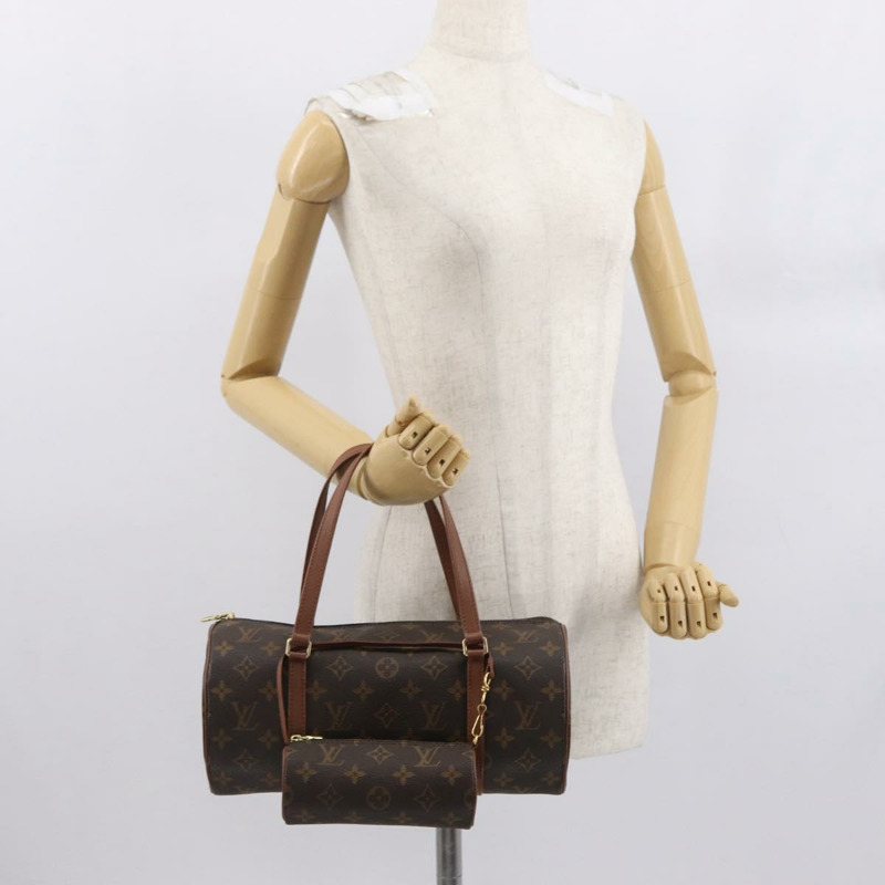 【日本直送】路易威登 Monogram Papillon 30 手提包 M51385 LV Auth ki6360V-23