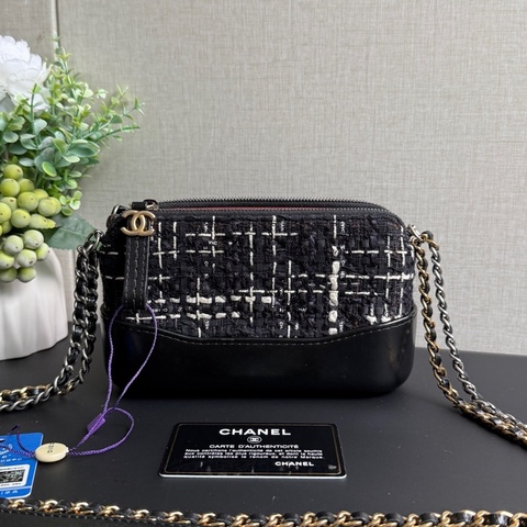 CHANEL香奈兒編織流浪包woc  尺寸：19×11×5 26開 附件：塵袋、保卡、