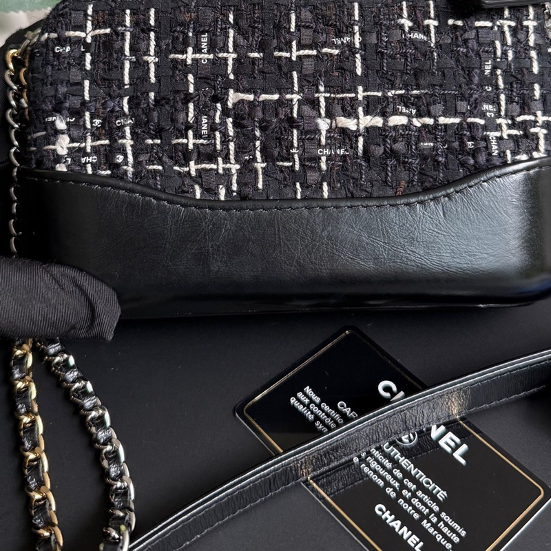 CHANEL香奈兒編織流浪包woc  尺寸：19×11×5 26開 附件：塵袋、保卡、-5