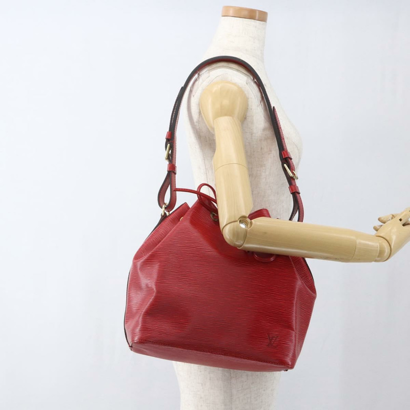 【日本直送】路易威登 Epi Petit Noe 肩背包 紅色 M44107 LV 正品 ki6398-18