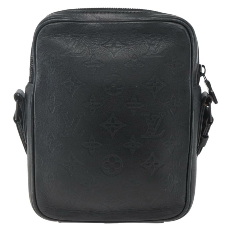 【日本直送】路易威登 Monogram Shadow Danube PM 單肩包 黑色 M43681 LV 正品 168749A-1