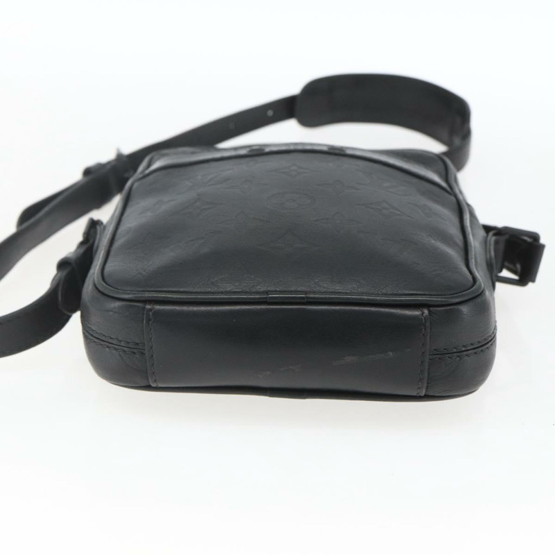 【日本直送】路易威登 Monogram Shadow Danube PM 單肩包 黑色 M43681 LV 正品 168749A-4