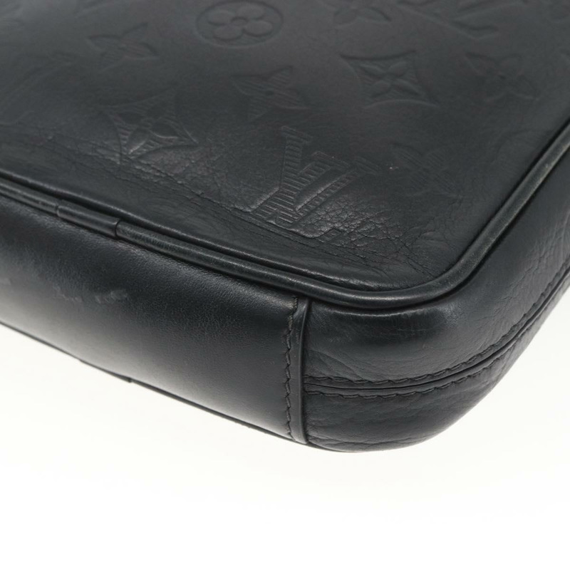 【日本直送】路易威登 Monogram Shadow Danube PM 單肩包 黑色 M43681 LV 正品 168749A-15