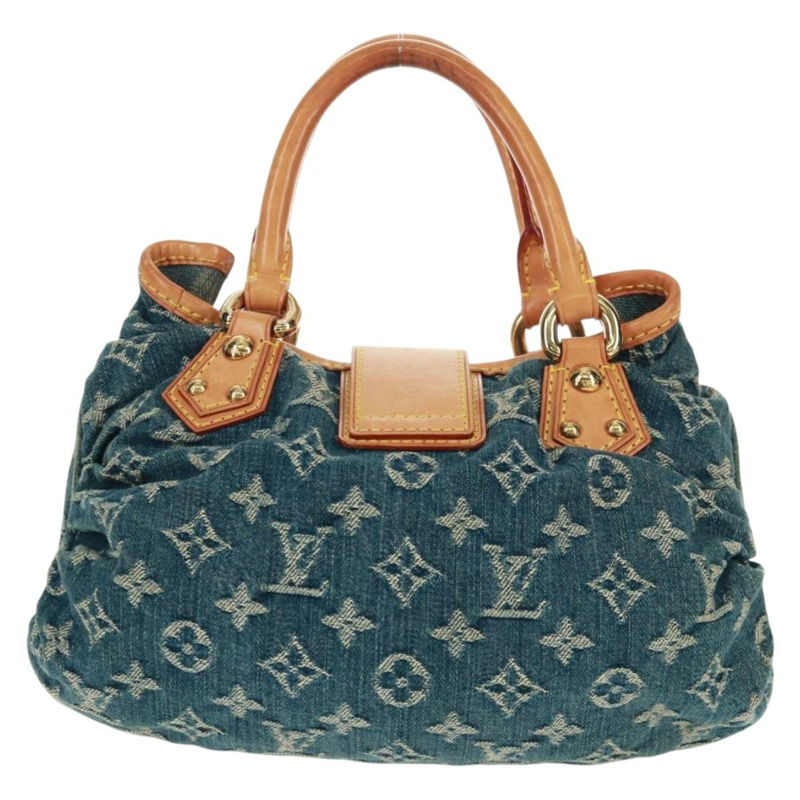 【日本直送】路易威登 Monogram Denim Preity 手提包 藍色 M95020 LV 正品 167949V-1