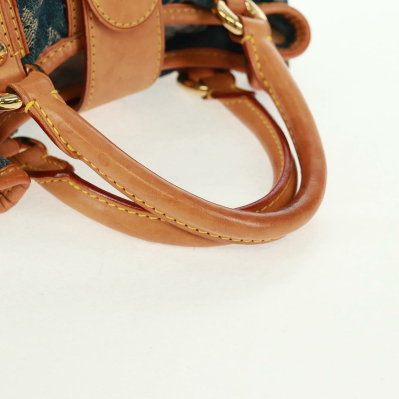 【日本直送】路易威登 Monogram Denim Preity 手提包 藍色 M95020 LV 正品 167949V-6