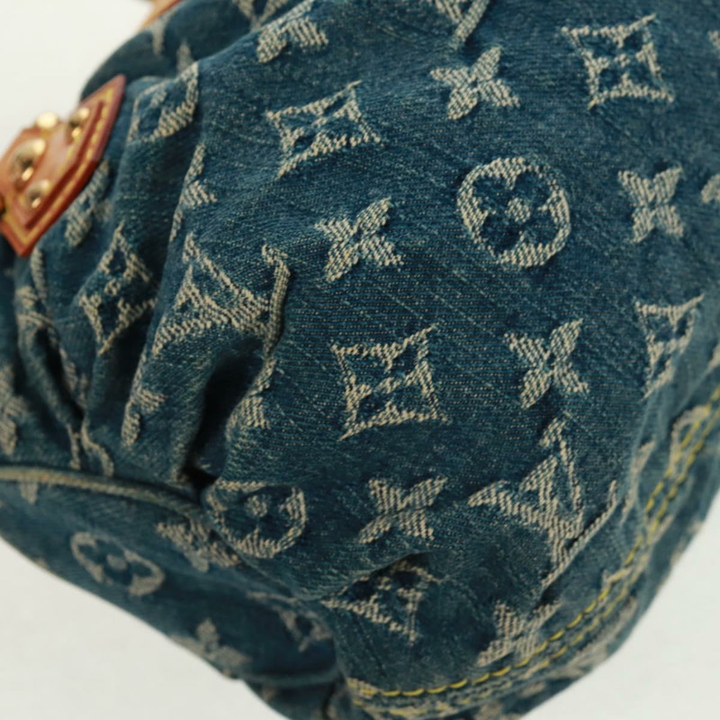 【日本直送】路易威登 Monogram Denim Preity 手提包 藍色 M95020 LV 正品 167949V-15