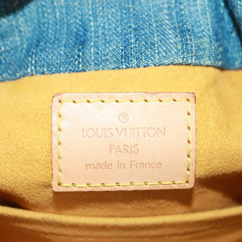 【日本直送】路易威登 Monogram Denim Preity 手提包 藍色 M95020 LV 正品 167949V-18