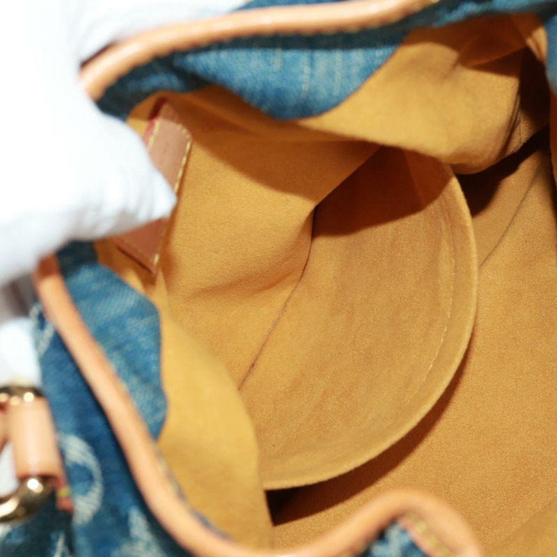 【日本直送】路易威登 Monogram Denim Preity 手提包 藍色 M95020 LV 正品 167949V-21