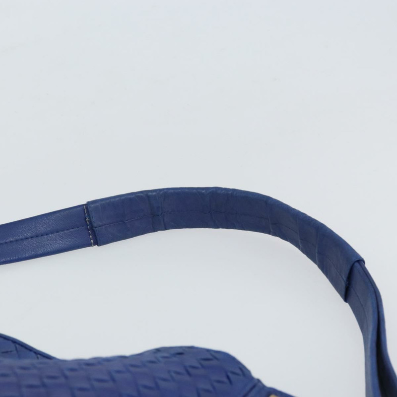 【日本直送】BOTTEGA VENETA INTRECCIATO 皮革肩背包 藍色 正品 168212V-7