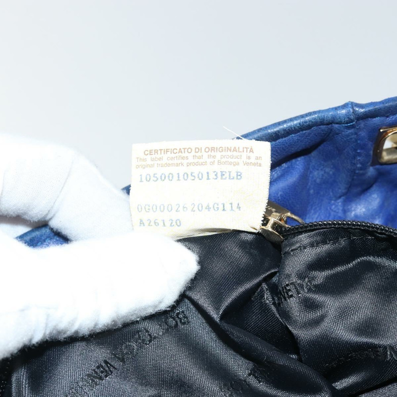 【日本直送】BOTTEGA VENETA INTRECCIATO 皮革肩背包 藍色 正品 168212V-10