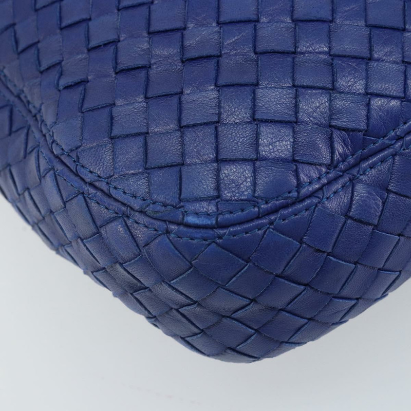 【日本直送】BOTTEGA VENETA INTRECCIATO 皮革肩背包 藍色 正品 168212V-14