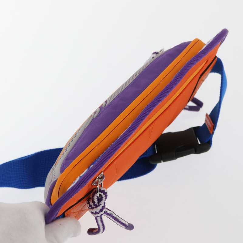 【日本直送】GUCCI 紫色銀色尼龍腰包 752102 正品 bs32891V-5