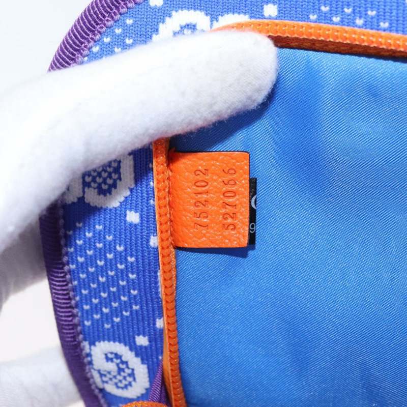 【日本直送】GUCCI 紫色銀色尼龍腰包 752102 正品 bs32891V-10