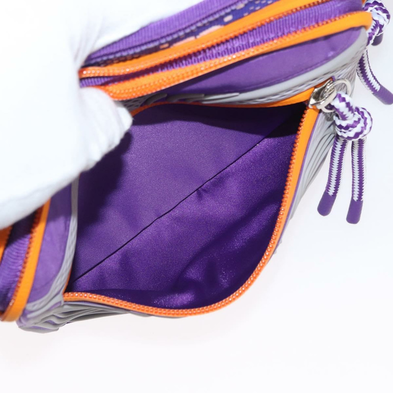 【日本直送】GUCCI 紫色銀色尼龍腰包 752102 正品 bs32891V-21