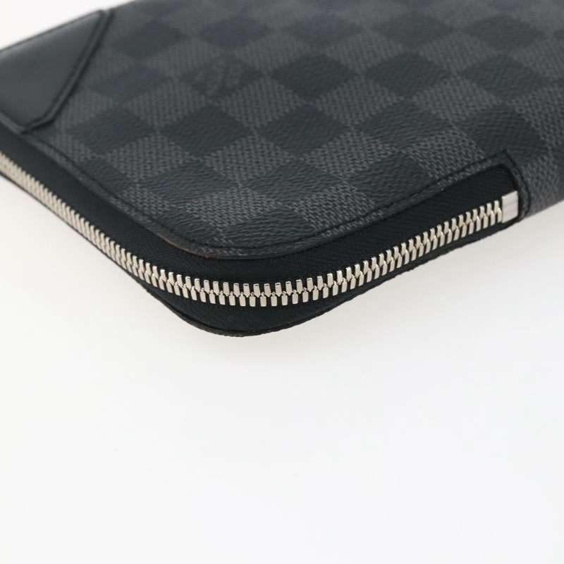 【日本直送】路易威登 Damier Graphite 領帶盒 Etui Cravat N41136 LV Auth bs32801V-13