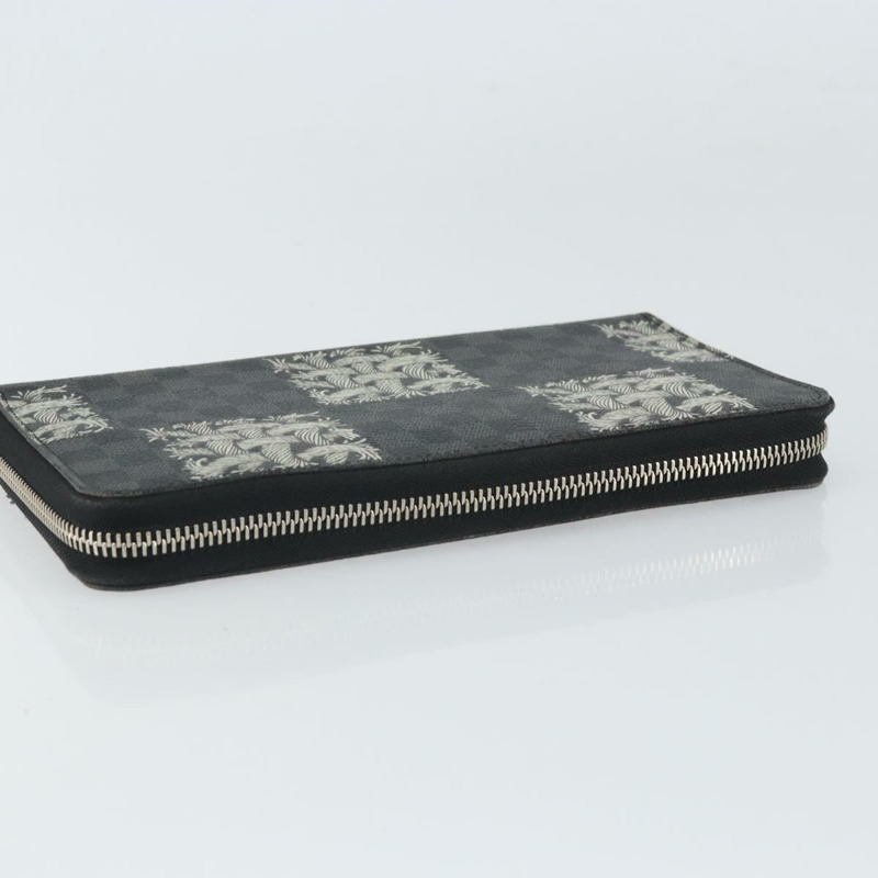 【日本直送】路易威登 Damier Graphite Zippy Organizer 長版皮夾 N61214 LV Auth bs32812-4