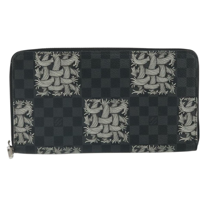 【日本直送】路易威登 Damier Graphite Zippy Organizer 長版皮夾 N61214 LV Auth bs32812-12