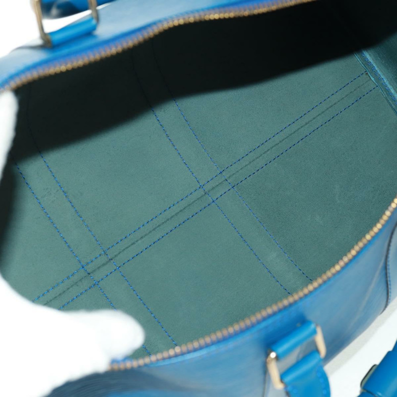【日本直送】路易威登 Epi Keepall 45 波士頓包 藍色 M42975 LV 正品 168143V-9