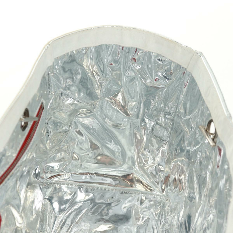 【日本直送】香奈兒 (CHANEL) 鏈條巧克力棒系列單背包 No5 帆布 白色 銀色 CC 標誌 Auth 168140V-22