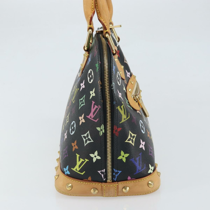 【日本直送】路易威登 Monogram Multicolor Alma 手提包 黑色 M92646 LV 正品 BA10018V-2