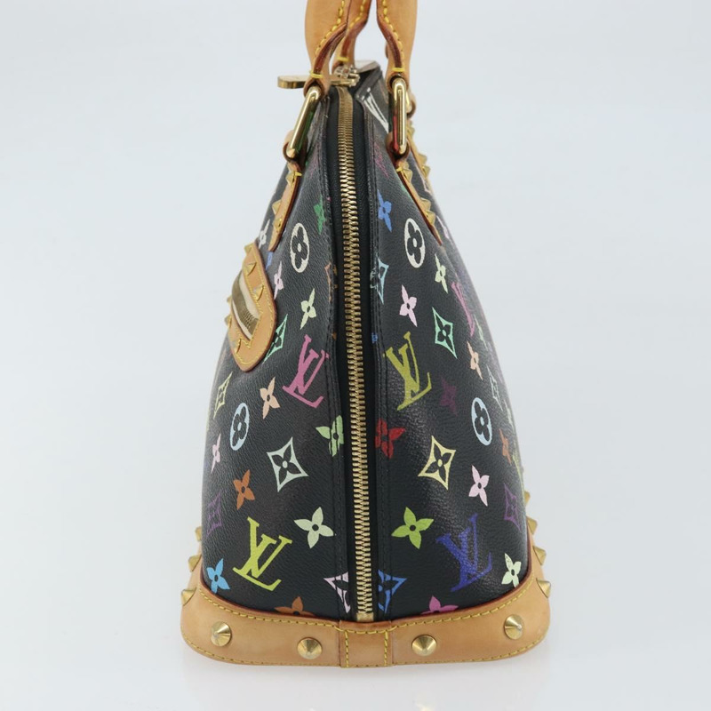 【日本直送】路易威登 Monogram Multicolor Alma 手提包 黑色 M92646 LV 正品 BA10018V-3