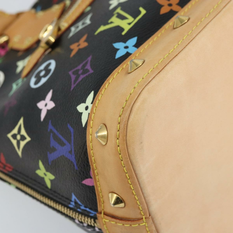 【日本直送】路易威登 Monogram Multicolor Alma 手提包 黑色 M92646 LV 正品 BA10018V-13