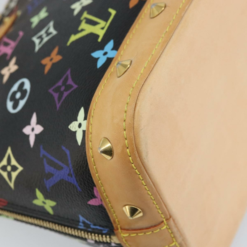【日本直送】路易威登 Monogram Multicolor Alma 手提包 黑色 M92646 LV 正品 BA10018V-15