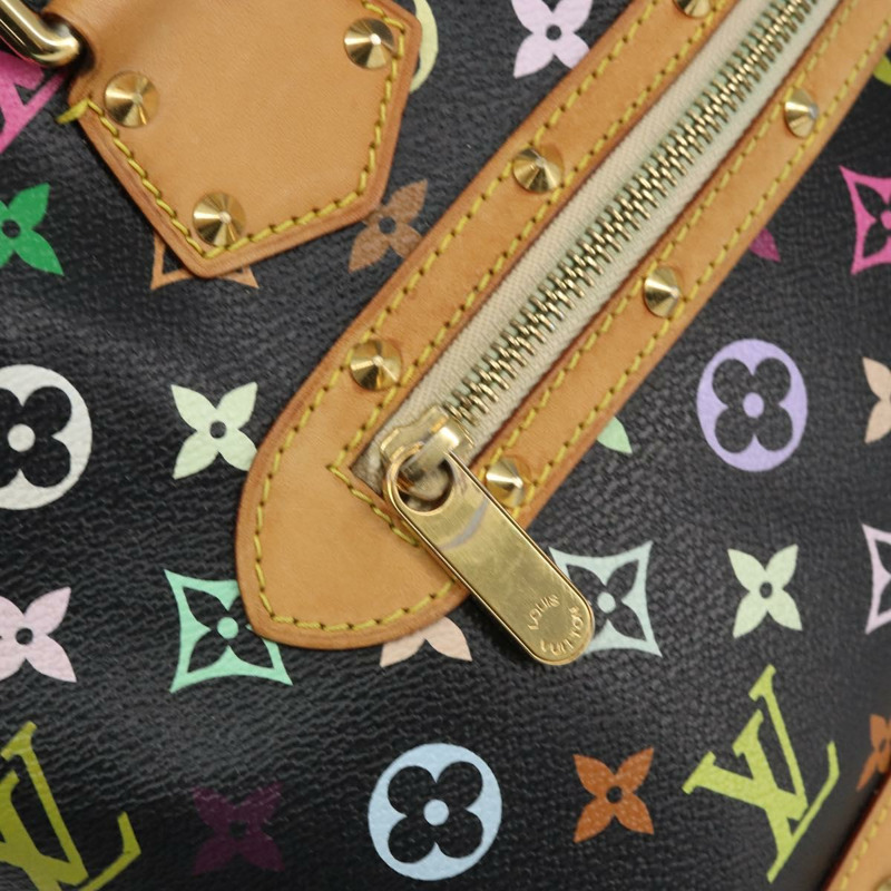 【日本直送】路易威登 Monogram Multicolor Alma 手提包 黑色 M92646 LV 正品 BA10018V-17