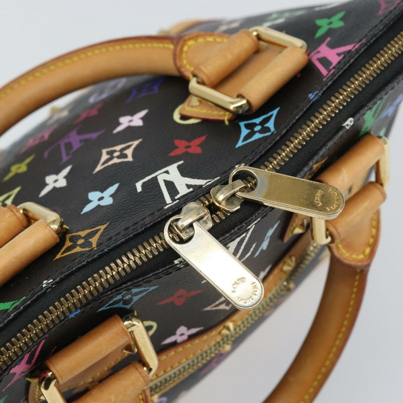 【日本直送】路易威登 Monogram Multicolor Alma 手提包 黑色 M92646 LV 正品 BA10018V-19
