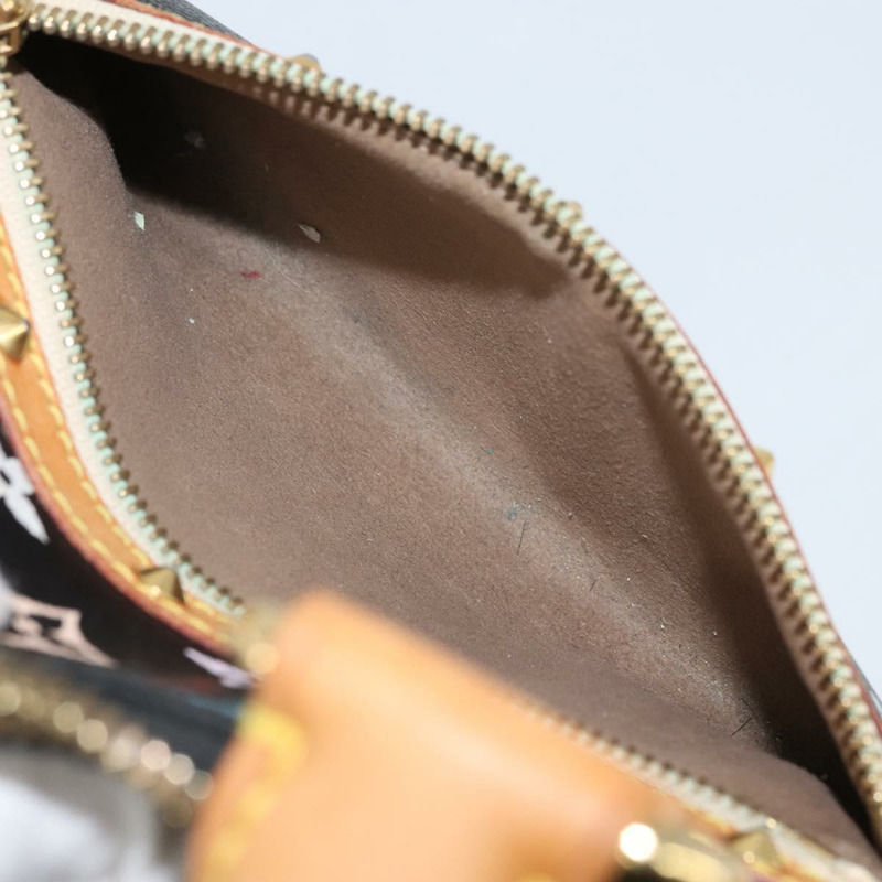 【日本直送】路易威登 Monogram Multicolor Alma 手提包 黑色 M92646 LV 正品 BA10018V-23