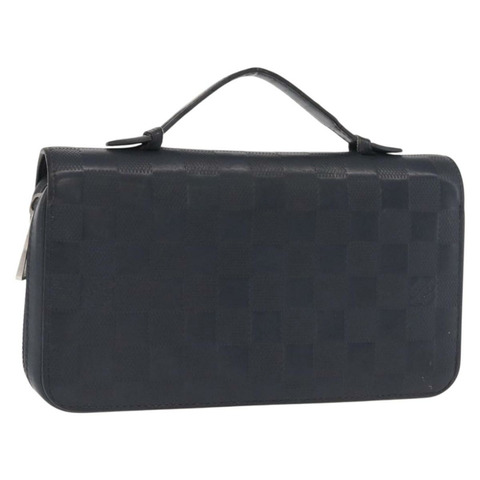 路易威登 Damier Infini Zippy XL 旅行箱 黑色 N61254 LV Auth BA10293