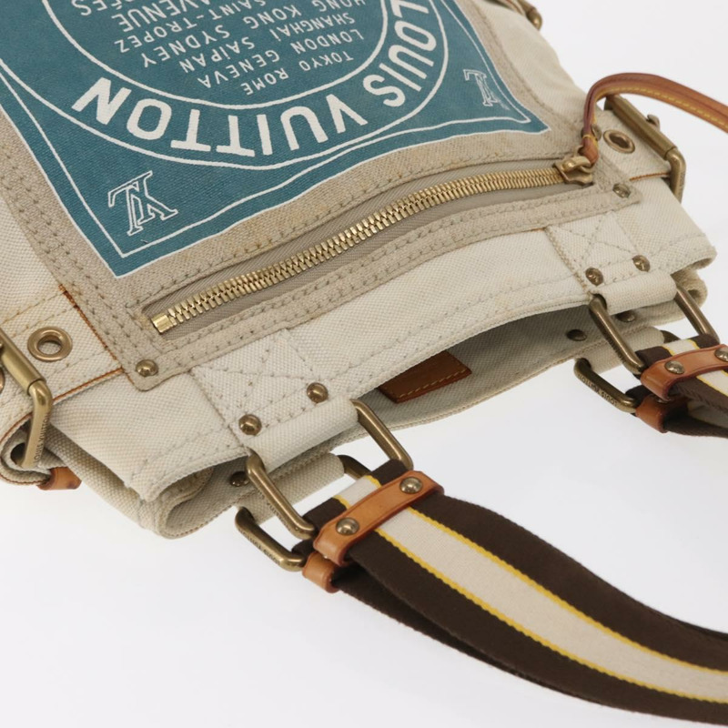 【日本直送】路易威登 Cruise 系列 Glove Shopper MM 帆布米色手提包 M95114 正品 BA10185-5