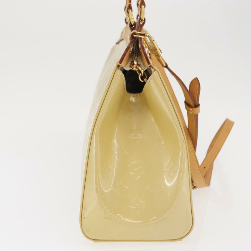 【日本直送】路易威登 Monogram Vernis Blair MM 手提包 米色 M90180 LV 正品 BA10195-3