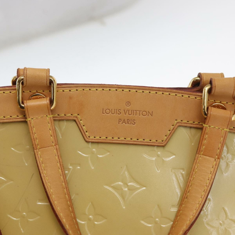 【日本直送】路易威登 Monogram Vernis Blair MM 手提包 米色 M90180 LV 正品 BA10195-18