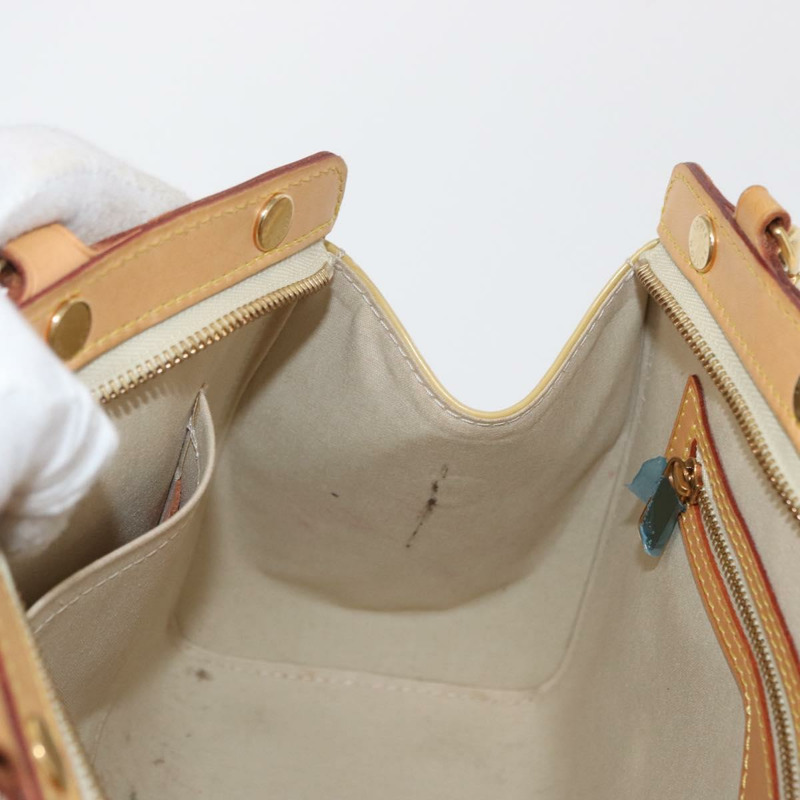 【日本直送】路易威登 Monogram Vernis Blair MM 手提包 米色 M90180 LV 正品 BA10195-21