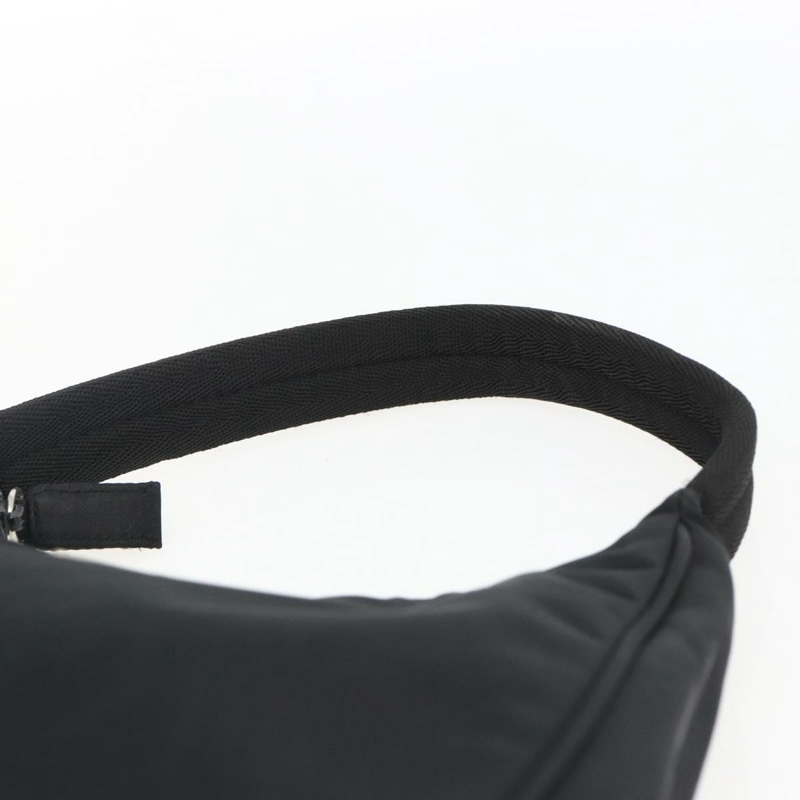【日本直送】PRADA 尼龍手提包 黑色 銀色 正品 BA10328V-7